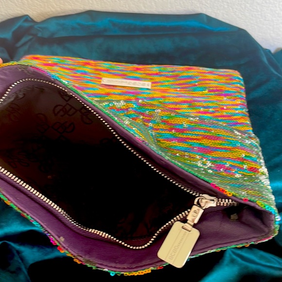 Multicolored BCBG Generation sequin clutch - Picture 3 of 5